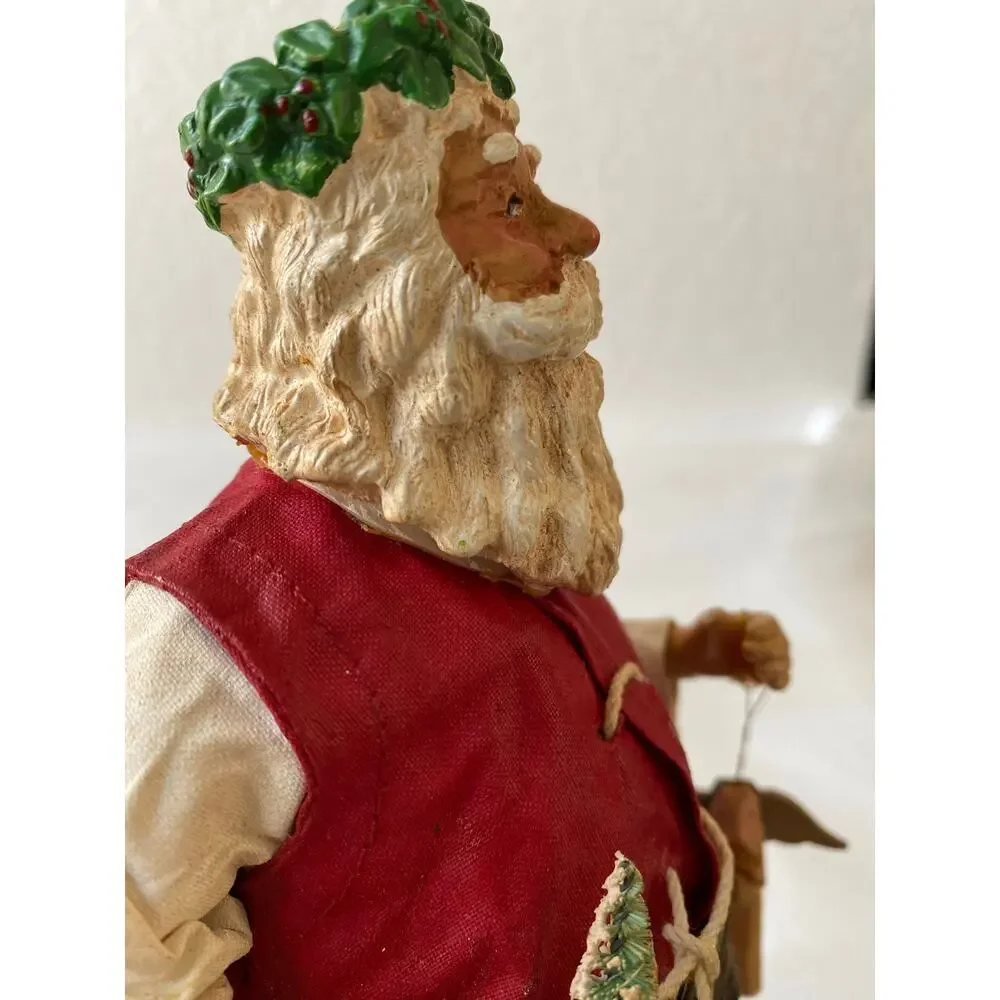 Possible Dreams Clothtique Santa figurine, likely from the Christmas Traditions